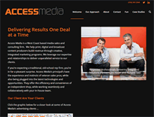 Tablet Screenshot of accessmediala.com